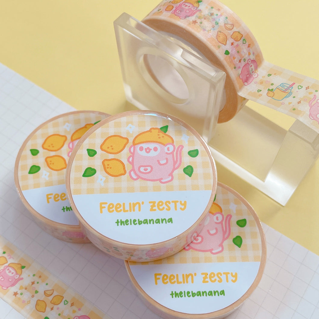feelin' zesty lemon washi tape