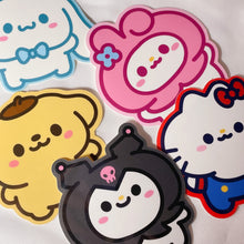Load image into Gallery viewer, kawaii kitty friends cute waterproof vinyl sticker

