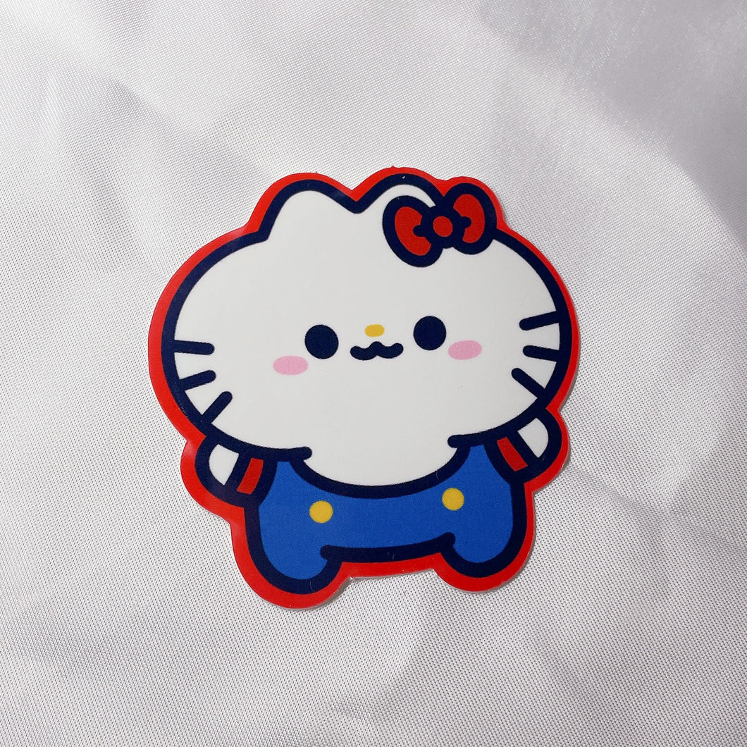 kawaii kitty friends cute waterproof vinyl sticker