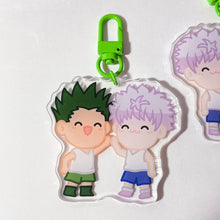 Load image into Gallery viewer, kawaii hxh best friend character funny keychain, japanese anime acrylic charms
